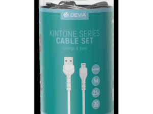 DEVIA CAVI 30PZ BULK IN BARATTOLO V2 LIGHTNING APPLE 5V 2.1A BIANCHI