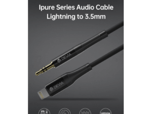 Devia Cavo Audio placato oro da Lightning Apple a Jack 3.5mm L.1mt