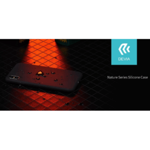 Devia Custodia protettiva per iPhone X in silicone Rossa