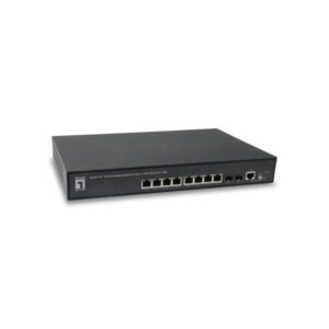 LevelOne GEP-1061 switch di rete Gestito L2 Gigabit Ethernet [10/100/1000] Supporto Power over Ethernet [PoE] Nero (LevelOne GEP-1061 netv?rksswitch Admin)