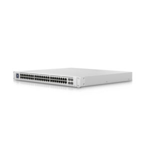 Ubiquiti UniFi USW-ENTERPRISE-48-POE switch di rete Gestito L3 2.5G Ethernet [100/1000/2500] Bianco (Ubiquiti Switch UniFi 48xRJ45 2,5G/4xSFP+ 10G Managed PoE+ 19 Rack-Mountable, 1,3 Touchscreen, 720W PoE+)