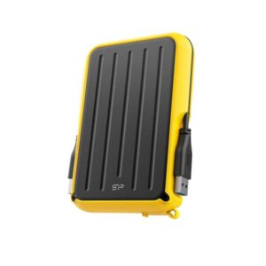 Silicon Power A66 disco rigido esterno 4 TB USB tipo A 3.2 Gen 1 [3.1 Gen 1] Nero, Giallo (SILICON POWER Armor A66 - 4TB - USB 3.)