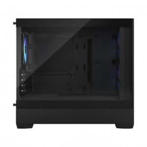 Fractal Design Pop Mini Air Mini Tower Nero (Fractal Design Pop Mini Air RGB [Black TG] Gaming Case w/ Clear Glass Window, Micro ATX, Hexagonal Mesh Front, 3 RGB Fans & ARGB Controller)