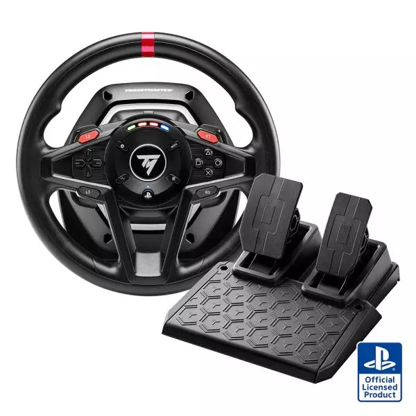 Thrustmaster T128 Nero Sterzo + Pedali PC, PlayStation 4, PlayStation 5 (THRUSTMASTER T-128-P RACING WHEEL PS)