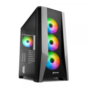 Sharkoon ELITE SHARK TG7M RGB Nero (Sharkoon TG7M RGB - tower - udvidet AT)