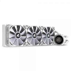 Sharkoon S90 Processore Raffreddatore di liquidi tutto in uno 12 cm Bianco 1 pz (Sharkoon S90 RGB White AiO-Wasserk?hl)