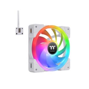 Thermaltake SWAFAN EX12 Case per computer Ventilatore 12 cm Bianco 3 pz (Thermaltake SWAFAN EX12 RGB - Premium)