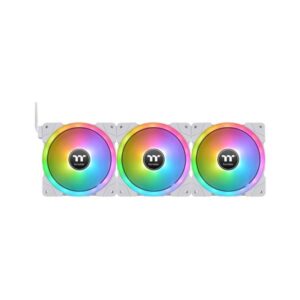 Thermaltake SWAFAN EX14 Case per computer Ventilatore 14 cm Bianco 3 pz (Thermaltake SWAFAN EX14 RGB - Premium)