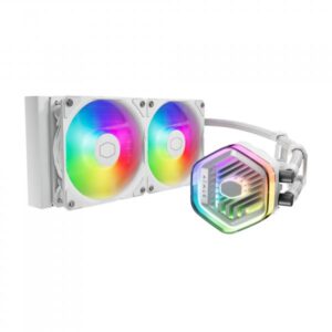 Cooler Master MasterLiquid 240 ATMOS White Processore Kit di raffreddamento a liquido 12 cm Bianco 1 pz (Cooler Master MLX-D24M-A25PZ-RW Master)