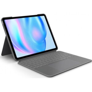 Logitech Combo Touch QWERTY Italiano Smart Connector Grigio (Logitech Combo Touch - Custodia tastiera e carta - con trackpad - retroilluminato - Apple Smart connector - QWERTY - italiana - grigio oxford - per Apple 13-inch iPad Air M2 Wi-Fi, M2 Wi-Fi + Cellular, M3 Wi-Fi, M3 Wi-Fi + Cellular)