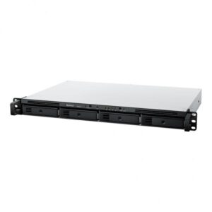 Synology RackStation RS422+ +4 x HAT3300 4TB NAS Rack [1U] Ryzen Embedded R1600 2 GB DDR4 16 TB HDD DiskStation Manager Nero (RS422+ 4 bay NAS + 4pcs Synology 4TB H)