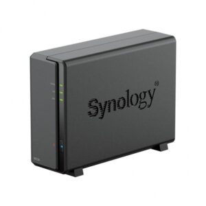 Synology DiskStation DS124 + 1 x HAT3300 6TB NAS Desktop Realtek RTD1619B 1 GB DDR4 HDD DiskStation Manager Nero (DS124 1 bay NAS + 1pcs Synology 6TB HD)