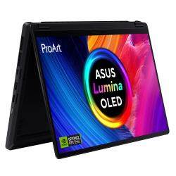 ASUS ProArt PX13 HN7306WV-LX009W AMD Ryzen AI 9 HX 370 Ibrido [2 in 1] 33,8 cm [13.3] Touch screen 3K 32 GB LPDDR5x-SDRAM 1 TB SSD NVIDIA GeForce RTX 4060 Wi-Fi 7 [802.11be] Windows 11 Home Nero (PROART 13 R9X-12C 32GB/1TB 4060 TS) - Versione UK