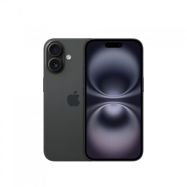 Apple iPhone 16 15,5 cm [6.1] Doppia SIM iOS 18 5G USB tipo-C 256 GB Nero (IPHONE 16 6.1IN A18 6.1IN 256GB - BLACK)