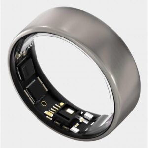 Ultrahuman Ring AIR No Anello intelligente con activity tracker Titanio (Ultrahuman Ring Air Titanium Size 5)