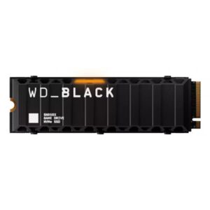 WD_BLACK SN850X NVMe SSD WDS100T2XHE - SSD - encrypted - 8 TB - internal - M.2 2280 - PCIe 4.0 x4 [NVMe] - TCG Opal Encryption 2.01 - integrated heatsink