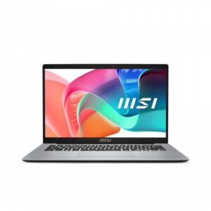 MSI MODERN 14 F13MG-034UK laptop IntelÂ® Coreâ„¢ i3 i3-1315U Computer portatile 35,6 cm [14] Full HD 8 GB DDR4-SDRAM 512 GB SSD Wi-Fi 6E [802.11ax] Windows 11 Home Argento (Modern 14 i3-1315U 8GB 512GB Win11H) - Versione UK