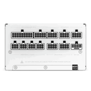 NZXT C1200 Gold ATX 3.1 alimentatore per computer 1200 W 24-pin ATX Bianco (NZXT C-Series C1200 str?mforsyning - 1)