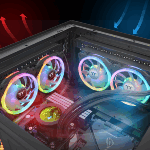 Thermaltake SWAFAN 12 RGB Case per computer Ventilatore 12 cm Nero 3 pz (Thermaltake SWAFAN 12 RGB - indsats me)