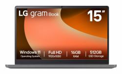 LG Gram 15U50T-G IntelÂ® Coreâ„¢ i5 i5-1334U Computer portatile 39,6 cm [15.6] Full HD 16 GB DDR4-SDRAM 512 GB SSD Intel Iris Xe Wi-Fi 6 [802.11ax] Windows 11 Home Argento (LG gram Book 15.6 INCHi5 16GB 512GB W11H) - Versione UK