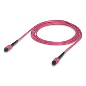 Ubiquiti UACC-OFC-MA-MPMP-3M cavo InfiniBand e in fibra ottica MPO/UPC Rosa (Indoor OM4 multi-mode fiber - patch cable with MPO-12 Type - B UPC connectors designed for 100G applications. 3M - Warranty: 24M)