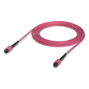 Ubiquiti UACC-OFC-MA-MPMP-5M cavo InfiniBand e in fibra ottica MPO MPO/UPC Rosa (Indoor OM4 multi-mode fiber - patch cable with MPO-12 Type - B UPC connectors designed for 100G applications. 5M - Warranty: 24M)