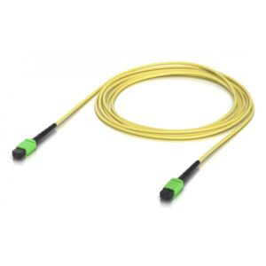 Ubiquiti UACC-OFC-SA-MPMP-3M cavo InfiniBand e in fibra ottica Giallo (Indoor OS2 single-mode fiber - patch cable with MPO-12 Type - B APC connectors designed for 100G applications. 3M - Warranty: 24M)