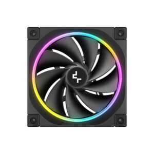 DeepCool FL12R-3 IN 1 Case per computer Ventilatore 12 cm Nero 3 pz (DeepCool FL12 120mm PWM 3 Pack Reverse Fan - High Performance, Low Noise, Fluid Dynamic Bearing, 36 ARGB LEDs, 500-2150 RPM, 55 CFM Airflow, 4-Pin PWM Control)