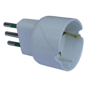 Adattatore Fme Fanton 82600 E con spina italiana 10A Bianco