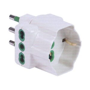 Adattatore Fme Fanton 82640 E con spina italiana 16A Bianco