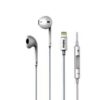 Cuffie Auricolari Stereo Lightininh Bluetooth - collega tramite connettore Apple ma sfrutta la trasmissione bluetooth - Colore Bianco