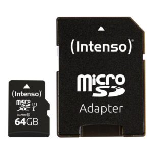 Scheda Micro SDXC 64GB Classe 10 + Adattatore SD