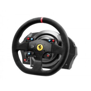 Volante + Pedali T300 Ferrari GTE Alcantara Edition per PC / PS4 / PS3