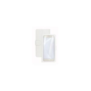 Custodia a Libro Universale per Smartphone 5.0 "- 5.5" Colore Bianco