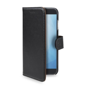 Custodia Wally in Similpelle per Huawei Y5II - Colore Nero