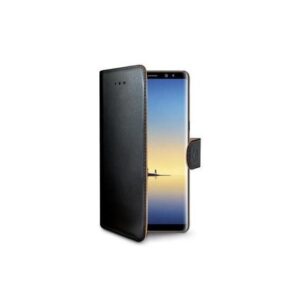 Flip Cover Custodia a Libro in Similpelle per Galaxy Note 8 Colore Nero