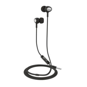 Auricolari Stereo Ear 3.5mm Round Cable colore Nero