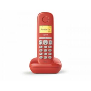 Telefono Cordless A170 DECT 50 Numeri Colore Rosso - Italia