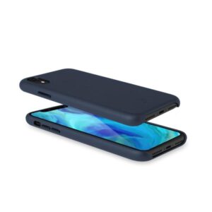 Cover in Similpelle Superior per iPhone XR Colore Blu