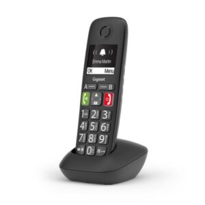 E290HX Cordless Display 2" Vivavoce Con Stazione Base DECT Colore Nero
