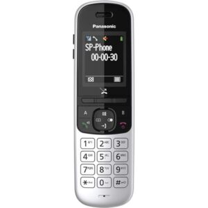 Telefono DECT Cordless KX-TGH710 con Identificatore di Chiamata e Vivavoce Colore Nero / Argento