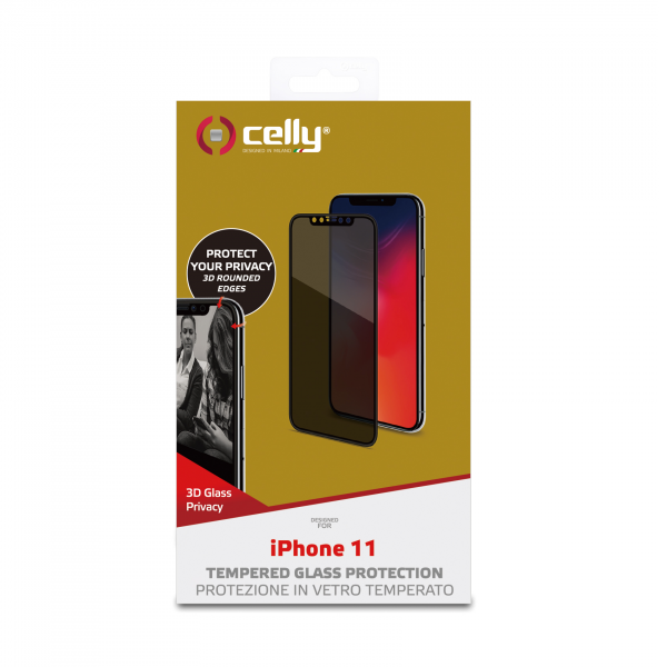 Privacy 3D Glass Pellicola proteggischermo trasparente