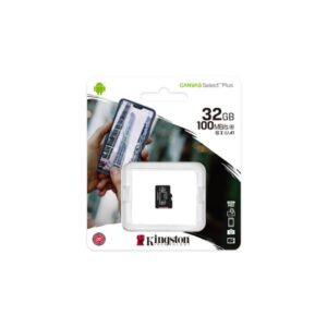 32GB MICRO SD KINGSTON MODELLO SDCS2/32GBSP CANVAS CON ADATATTORE MEMORY CARD