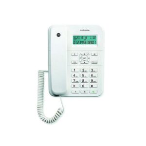 Telefono Fisso CT202 Con Display, Colore: Bianco
