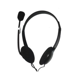 EN-HTM-03-USB cuffia e auricolare Cablato A Padiglione Ufficio Nero