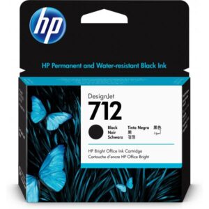 712 Cartuccia Ink Origianle Nero per DesignJet T210 / T230 / T250 / T630 / T650 da 80 ml