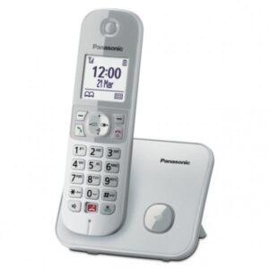 Telefono Cordless KX-TG6851JTS DECTcon Schermo LCD da 1.8" Argento /Bianco