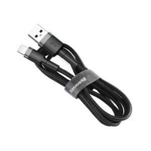 Fulmini Cafule Cavo 2.4a 1m Grigio + Nero (calklf-bg1)