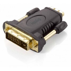 HDMI / DVI, DVI (24+1) , HDMI A, Maschio / femmina, Nero, 4,4 cm, 1,7 cm