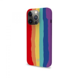 Custodia In Silicone Solido Arcobaleno Per Iphone 13 Pro Max